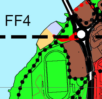 Kart over Vestnes idrettspark