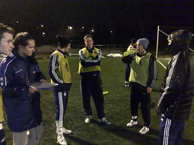 Første trening i 2009. (Alle foto: Asbjørn Vik)