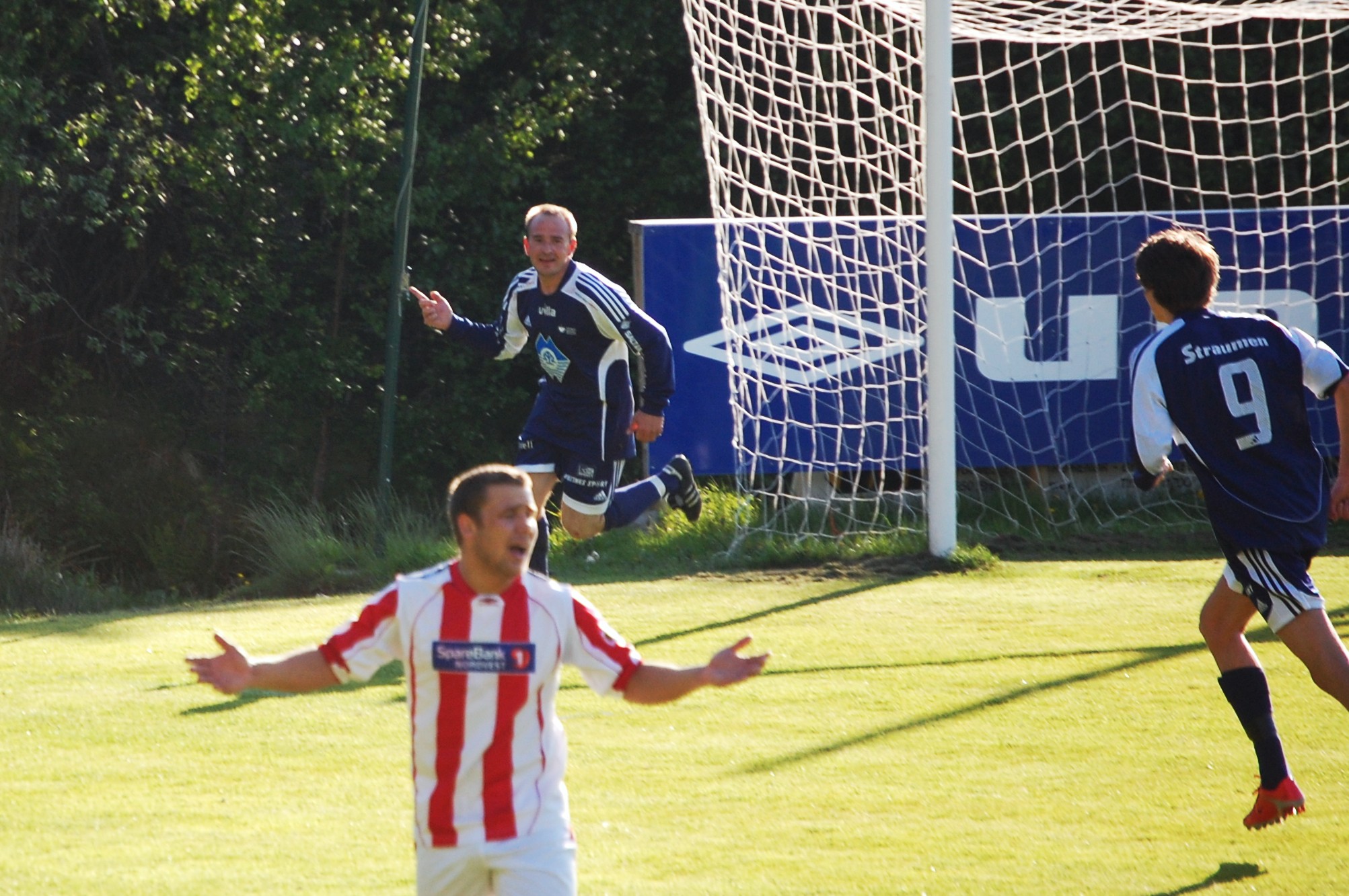 0-1: Ronny Leikarnes har skåra mot AK. (Foto: Kai Magne Stokkeland)