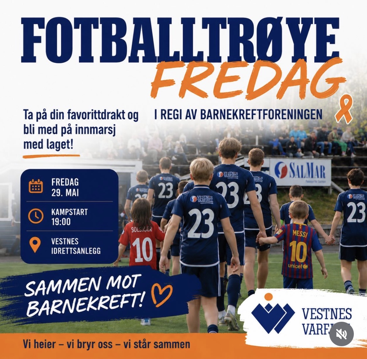 Kom på kamp og støtt kampen mot barnekreft