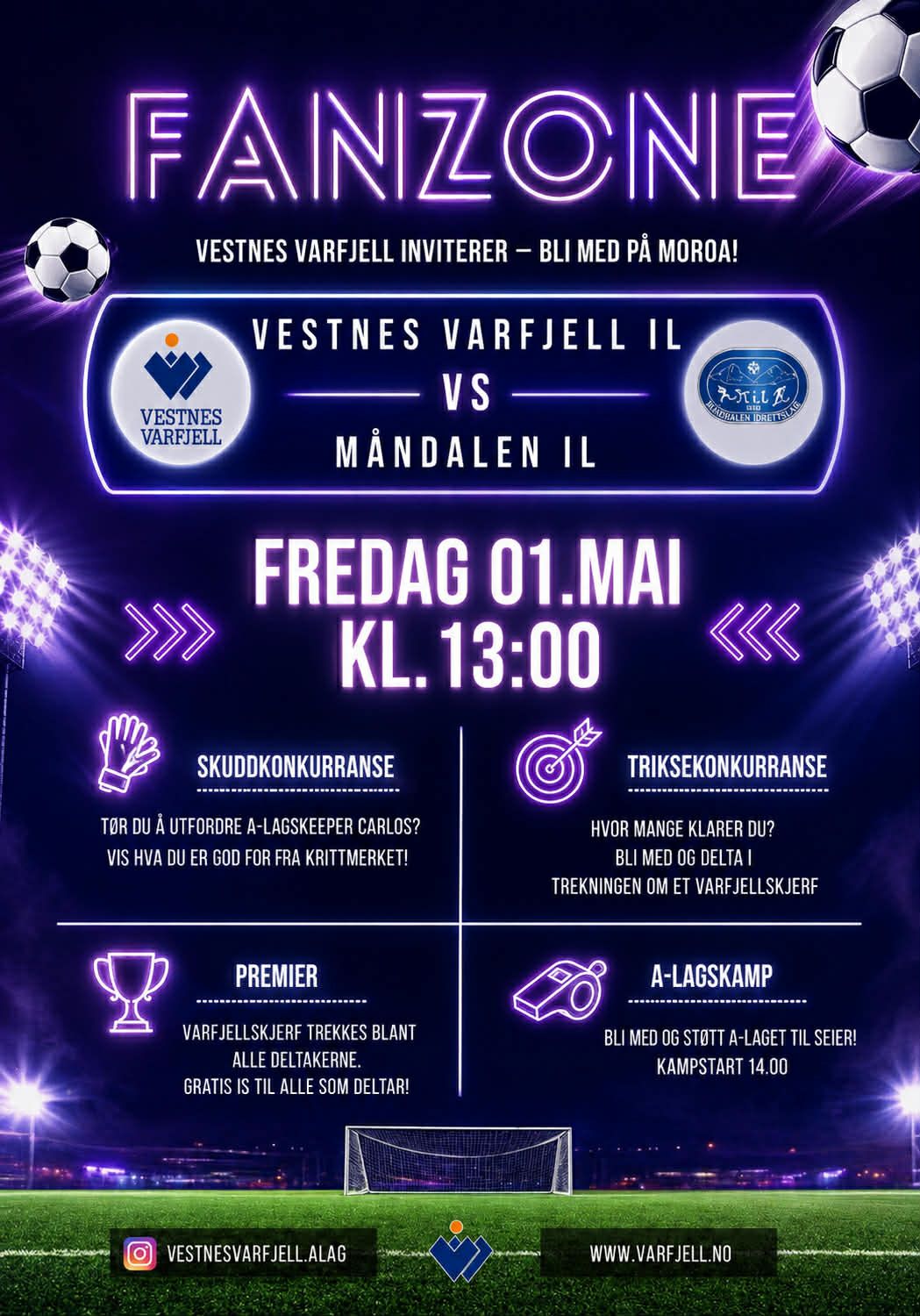 Klart for lokalderby 1. mai