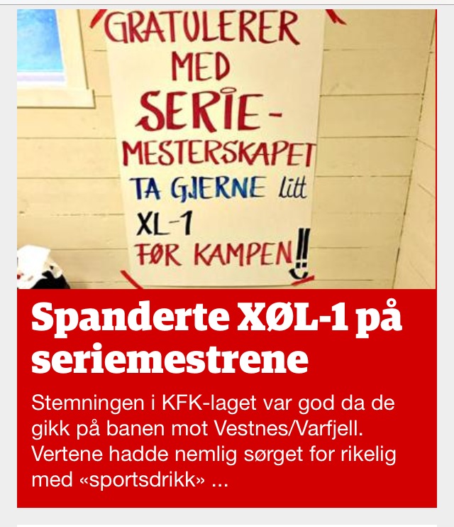 TK hadde det artigste ordspillet,